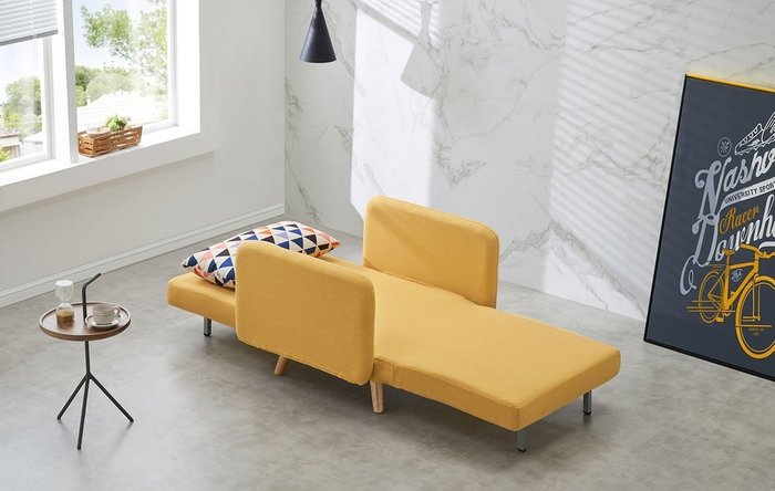Кресло-кровать Cardiff желтого цвета - купить Интерьерные кресла по цене 37516.0