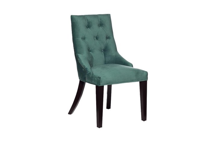 Стул с мягкой обивкой зеленого цвета - купить Обеденные стулья по цене 12960.0