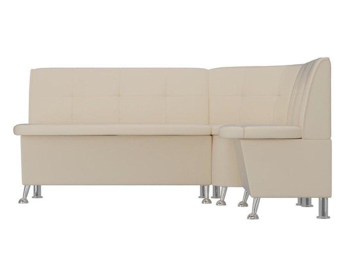 Угловой диван Феникс бежевого цвета (экокожа) правый угол - купить Угловые диваны по цене 34990.0