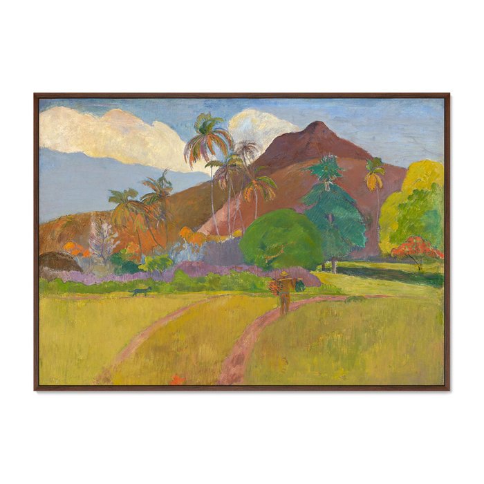 Репродукция картины Tahitian Landscape 1891 г. - купить Картины по цене 21999.0