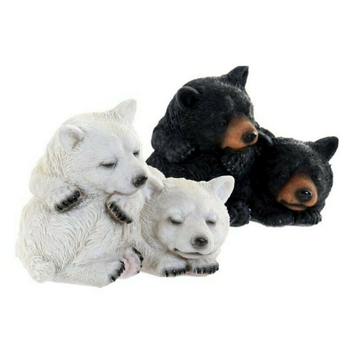 Скульптура Медведь Смола (2 pcs) (2 pcs) (14 x 14 x 11 cm) - лучшие Фигуры и статуэтки в INMYROOM