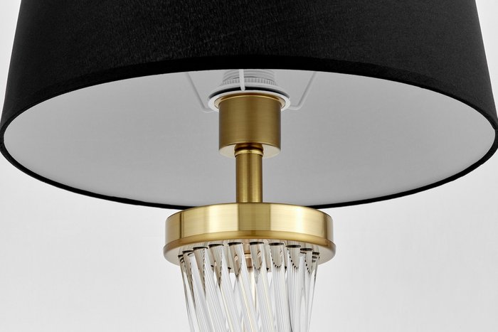 Настольная лампа Lumina Deco Villanova LDT 302 MD+BK - лучшие Настольные лампы в INMYROOM