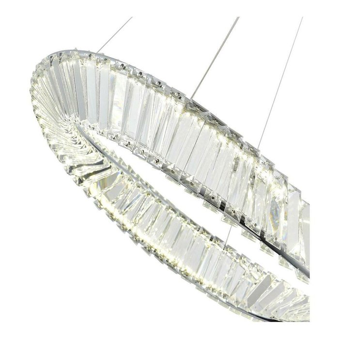 Светильник подвесной ST-Luce Хром/Прозрачный LED 1*32W 4000K RITORTO - лучшие Подвесные светильники в INMYROOM