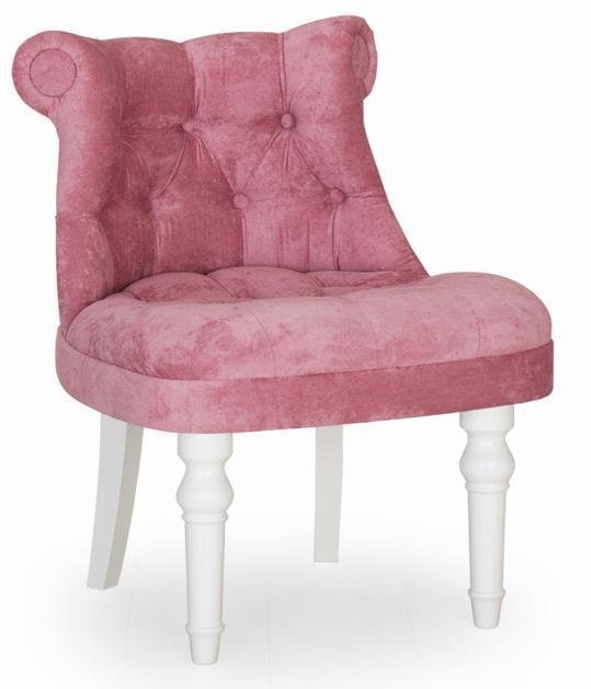 Кресло Барокко дизайн 6 розового цвета