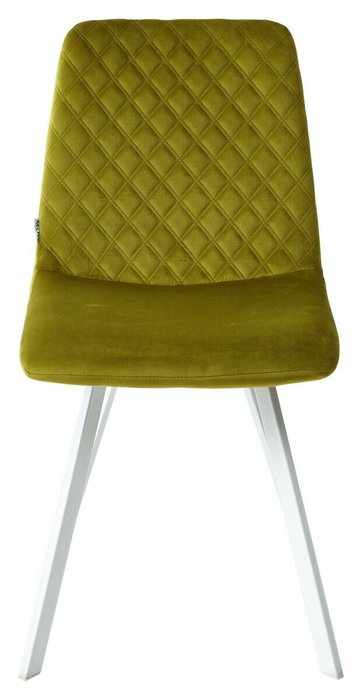 Стул Daiquiri зеленого цвета с белыми ножками - купить Обеденные стулья по цене 4500.0
