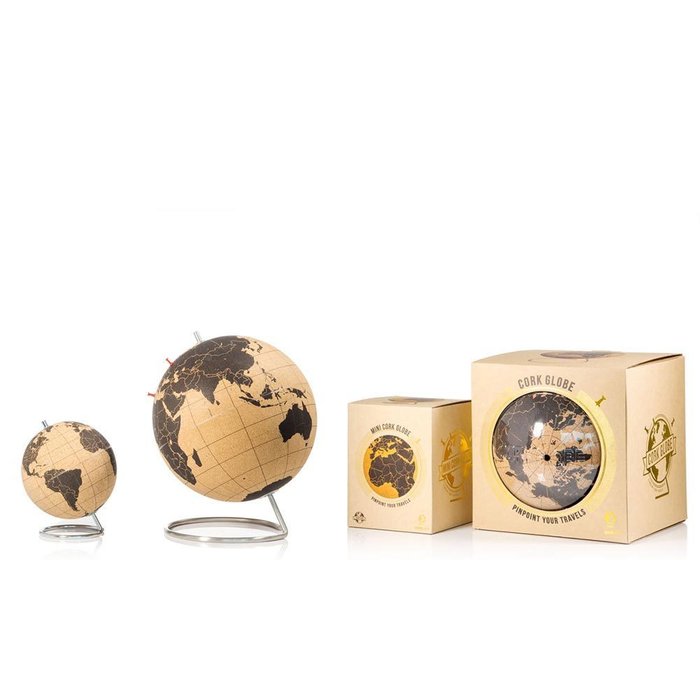 Малый пробковый глобус для путешественников Suck UK - купить Декоративные предметы по цене 7500.0