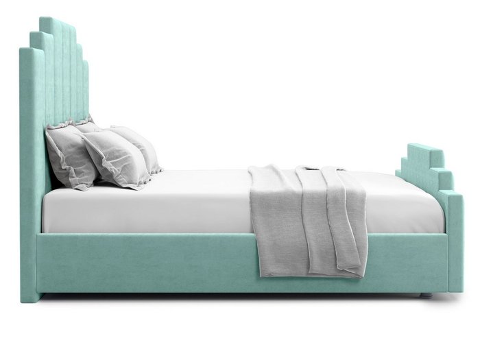 Кровать Velino 120х200 бирюзового цвета с подъемным механизмом - лучшие Кровати для спальни в INMYROOM