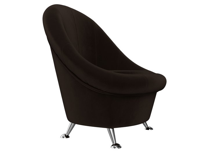 Кресло Амелия коричневого цвета - лучшие Интерьерные кресла в INMYROOM