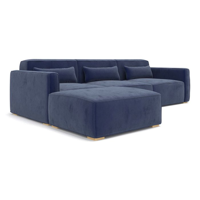 Модульный диван Cubus синего цвета