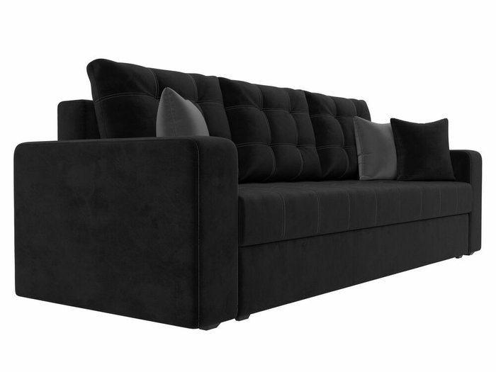 Диван-кровать Ливерпуль черного цвета  - лучшие Прямые диваны в INMYROOM