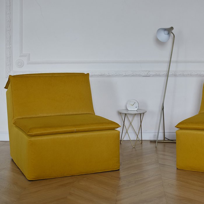 Кресло Gravity желтого цвета - купить Бескаркасная мебель по цене 58190.0