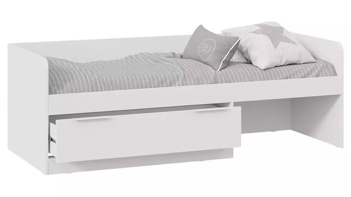 Кровать комбинированная Марли 80х200 белого цвета - лучшие Одноярусные кроватки в INMYROOM
