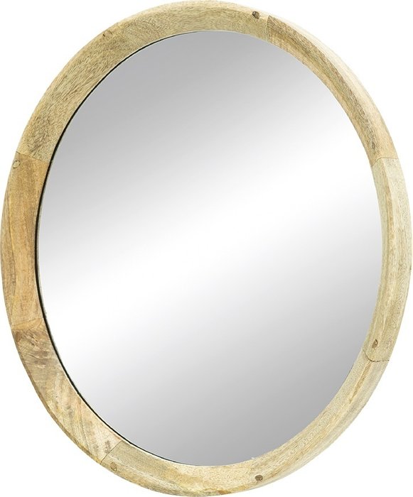 Зеркало настенное в раме бежевого цвета - купить Настенные зеркала по цене 12240.0