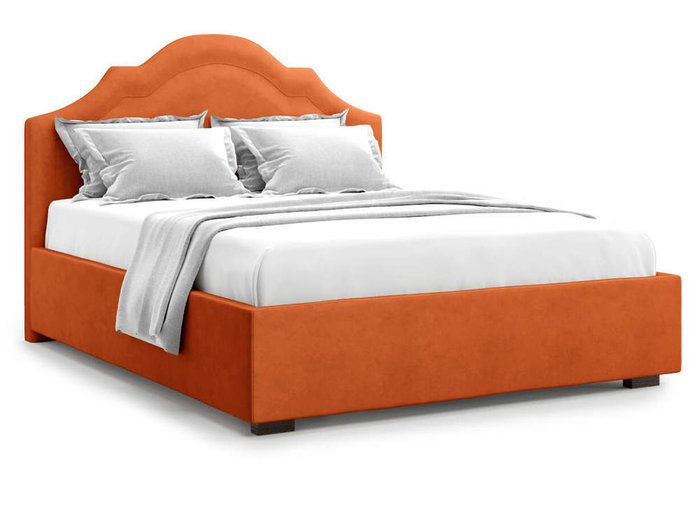 Кровать Madzore без подъемного механизма 160х200 оранжевого цвета