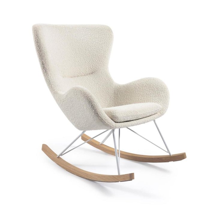 Кресло-качалка Vania белого цвета