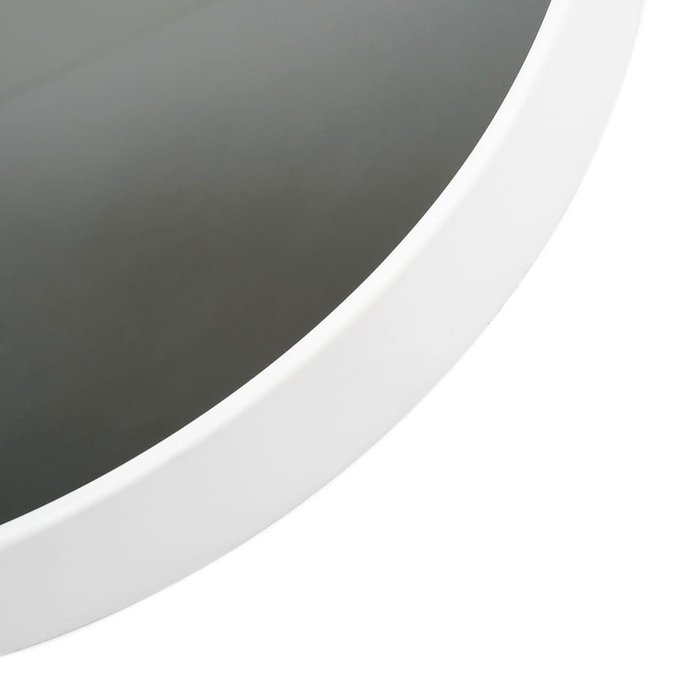 Настенное зеркало Манхэттен D39 белого цвета - лучшие Настенные зеркала в INMYROOM