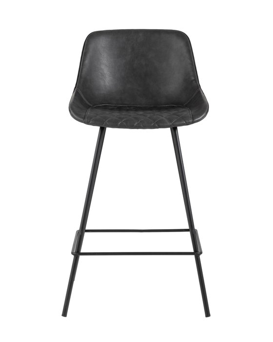 Стул полубарный Texas темно-серого цвета - купить Барные стулья по цене 12023.0