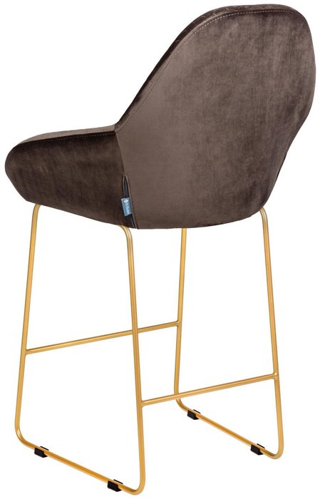 Стул полубарный Kent коричневого цвета  - купить Барные стулья по цене 12860.0