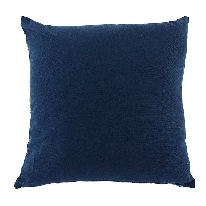 Чехол для подушки Lazy flower темно-синего цвета  - лучшие Декоративные подушки в INMYROOM