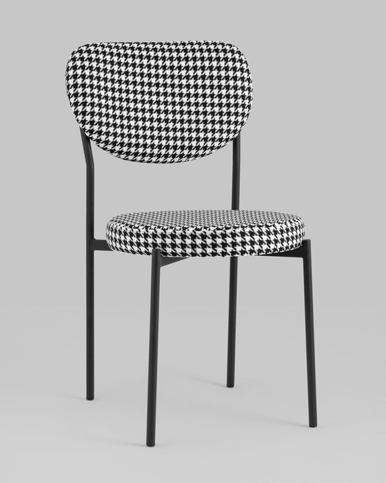 Стул Барбара черно-белого цвета - купить Обеденные стулья по цене 8490.0