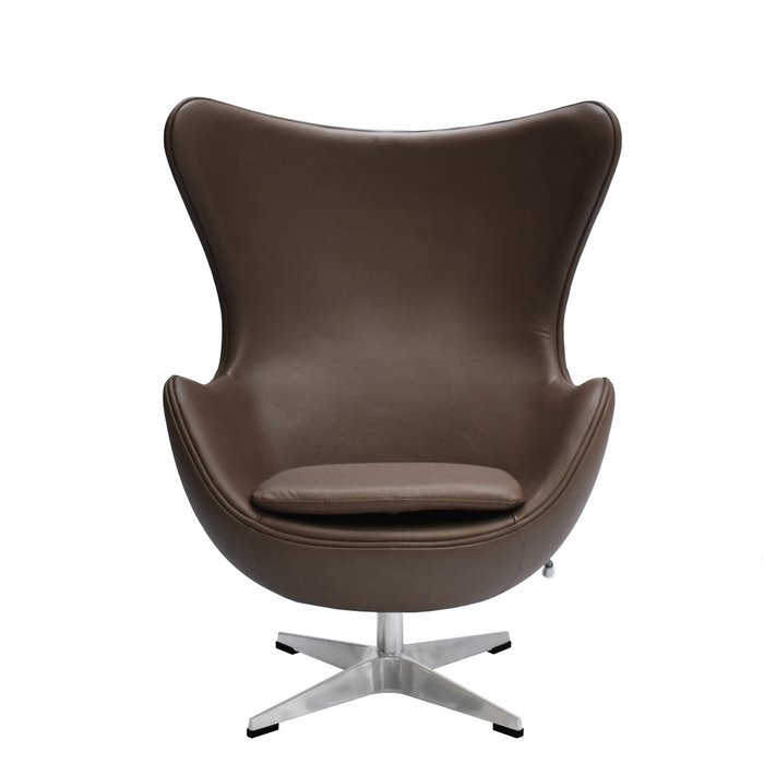 Кресло Egg Stale Chair коричневого цвета - лучшие Интерьерные кресла в INMYROOM