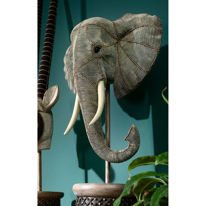 Предмет декоративный Elefant коричневого цвета - купить Фигуры и статуэтки по цене 30128.0
