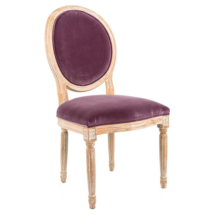 Стул Луи с обивкой фиолетового цвета - купить Обеденные стулья по цене 32000.0