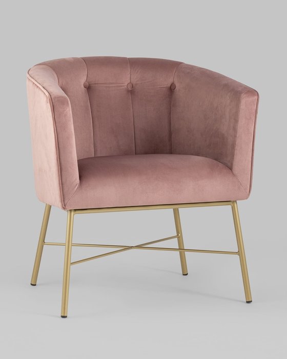 Кресло Шале розового цвета - купить Интерьерные кресла по цене 22290.0