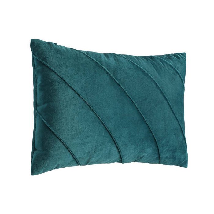 Подушка декоративная Shoura 30х50 сине-зеленого цвета - купить Декоративные подушки по цене 2150