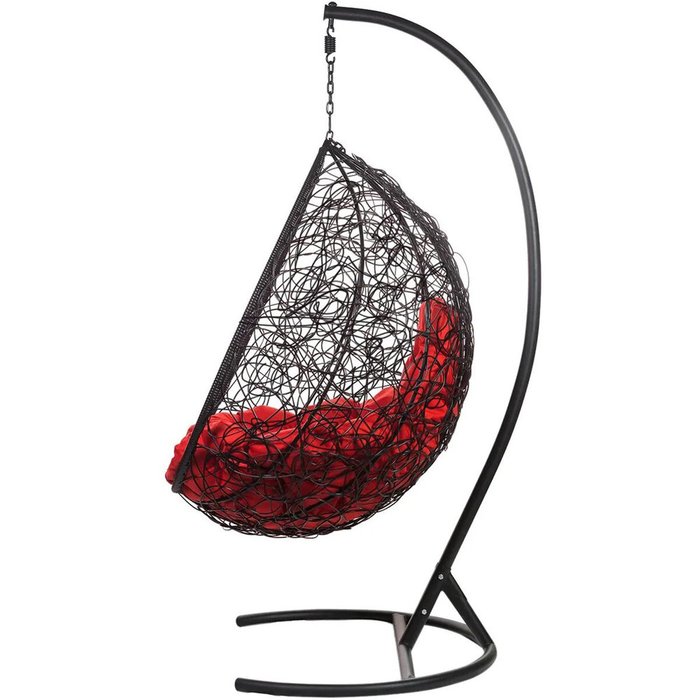 Кресло подвесное Tropica черно-красного цвета - купить Подвесные кресла по цене 8900.0