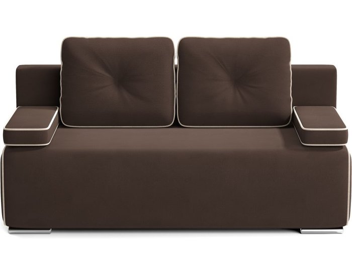 Диван-кровать Асти коричневого цвета - лучшие Прямые диваны в INMYROOM