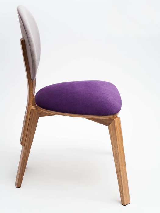 Стул Circus фиолетово-коричневого цвета - лучшие Обеденные стулья в INMYROOM