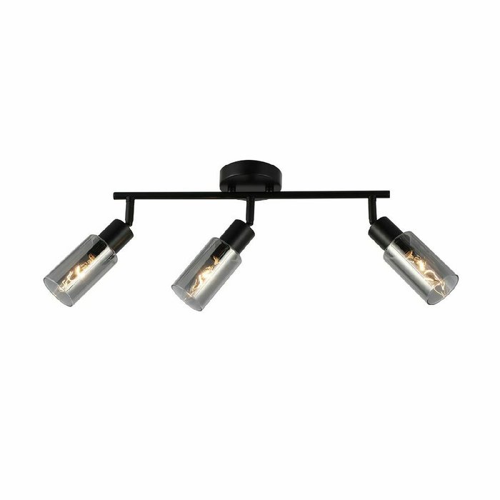 тройные споты Sector 10172/3A Chrome (стекло, цвет дымчатый) тройные споты Sector 10172/3A Chrome (стекло, цвет дымчатый)