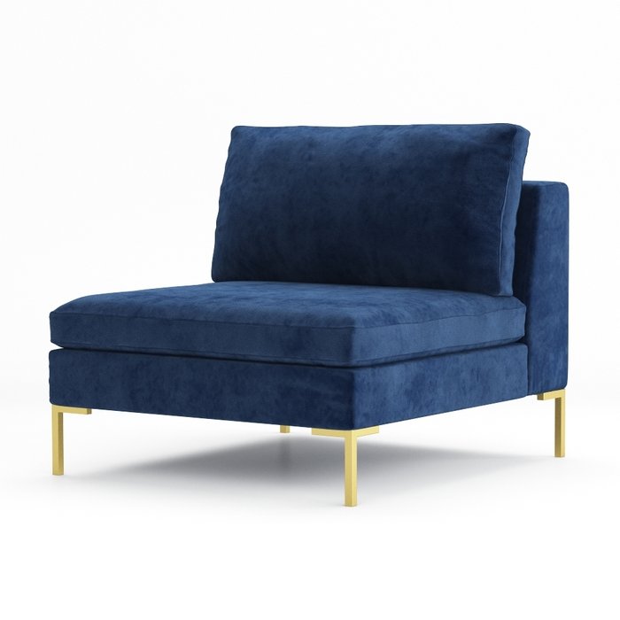 Кресло Kona темно-синего цвета  - купить Интерьерные кресла по цене 49000.0