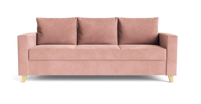 Диван-кровать Эмилио розового цвета