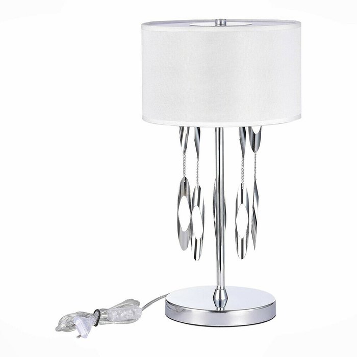 Прикроватная лампа Nettuno с белым абажуром - купить Настольные лампы по цене 11030.0