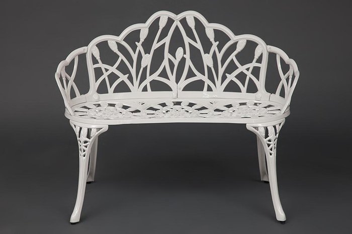 Скамья Secret De Maison Strauss белого цвета - купить Садовые скамейки по цене 15150.0