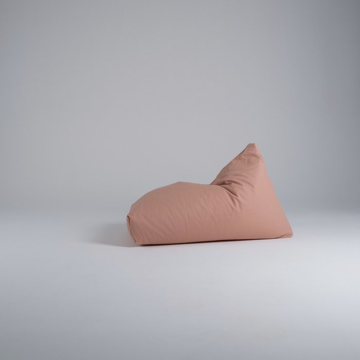 Кресло-мешок XL из натурального хлопка розового цвета - лучшие Бескаркасная мебель в INMYROOM