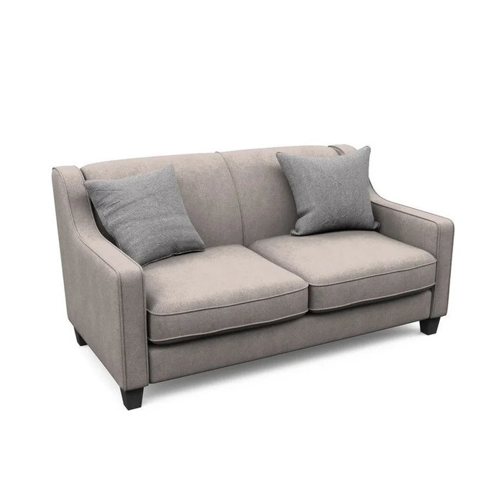 Двухместный диван-кровать Агата M бежевого цвета - купить Прямые диваны по цене 112700.0
