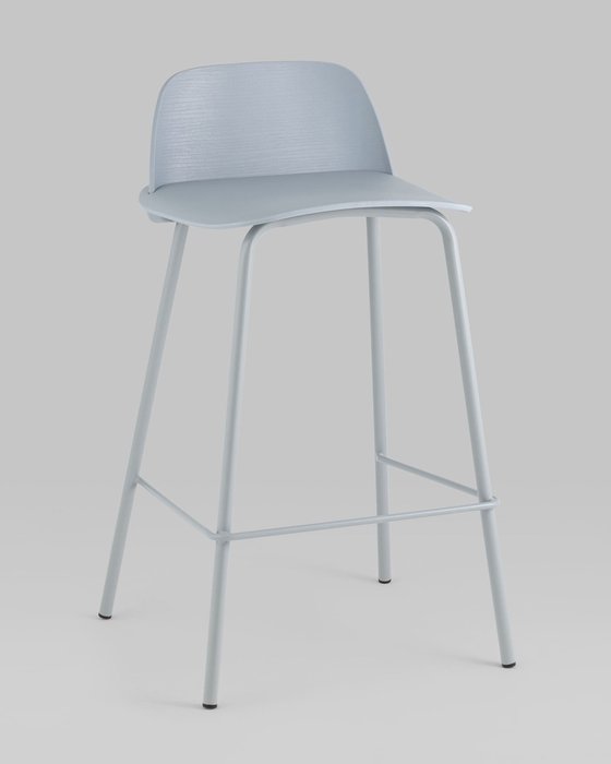 Стул полубарный Mist серо-голубого цвета - купить Барные стулья по цене 4790.0