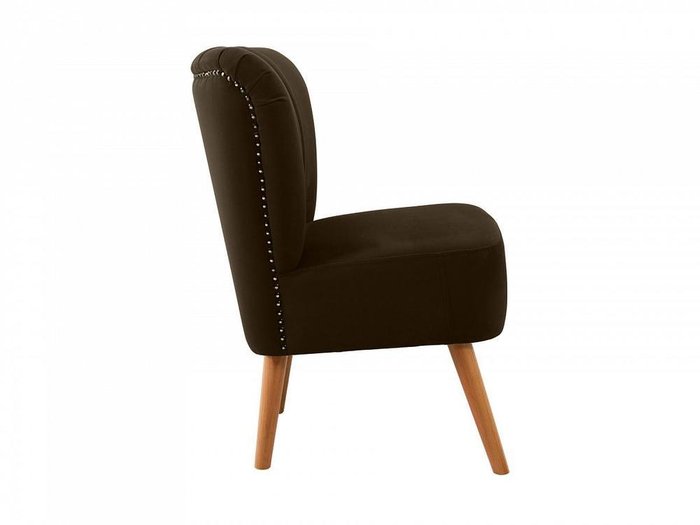 Кресло Barbara темно-коричневого цвета - лучшие Интерьерные кресла в INMYROOM