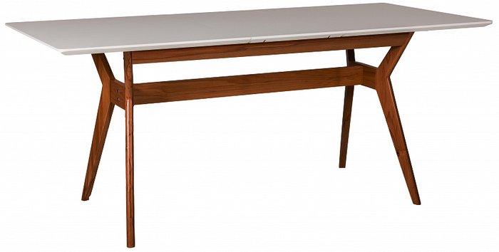 Стол обеденный раздвижной Нарвик со столешницей белого цвета - купить Обеденные столы по цене 37570.0