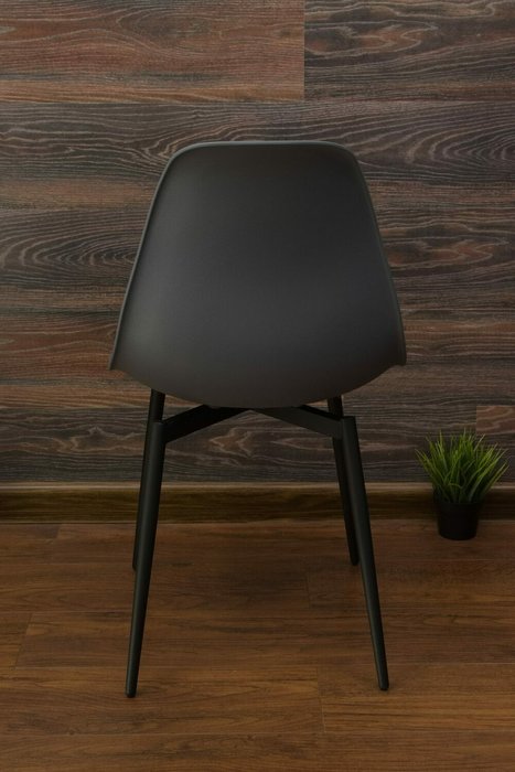 Стул Туссе серо-черного цвета - лучшие Обеденные стулья в INMYROOM