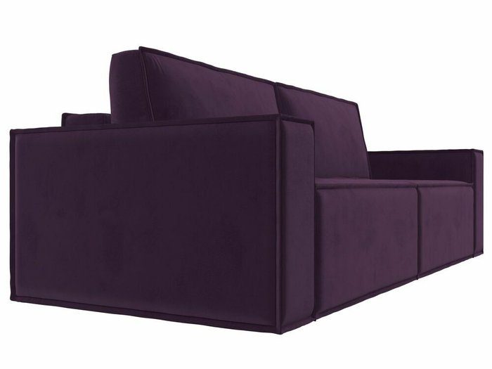 Прямой диван-кровать Куба фиолетового цвета - лучшие Прямые диваны в INMYROOM