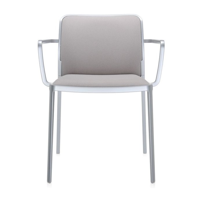 Стул Audrey Soft бежевого цвета с подлокотниками - купить Обеденные стулья по цене 92160.0
