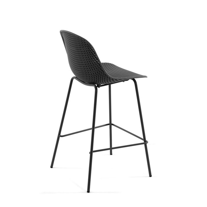Барный стул Quinby Grey серого цвета - лучшие Барные стулья в INMYROOM