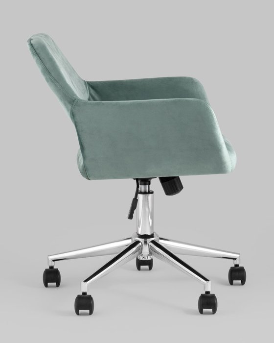 Кресло офисное Ross серо-бирюзового цвета - лучшие Офисные кресла в INMYROOM