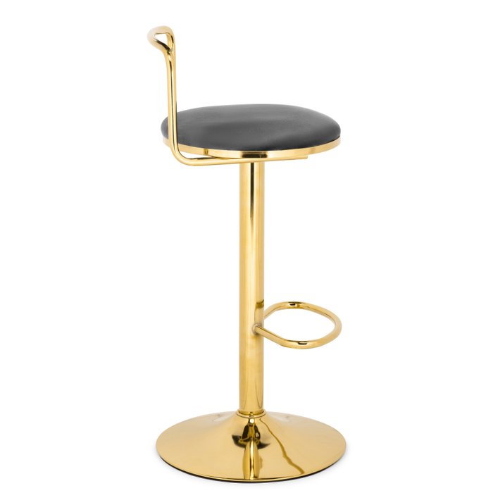 Барный стул Lusia серо-золотого цвета - лучшие Барные стулья в INMYROOM