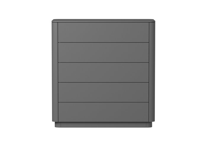 Комод Tammi серого цвета с пятью ящиками - купить Комоды по цене 77900.0