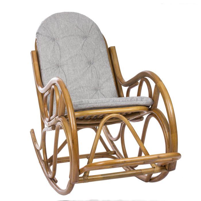 Кресло-качалка Classic с подушкой мед